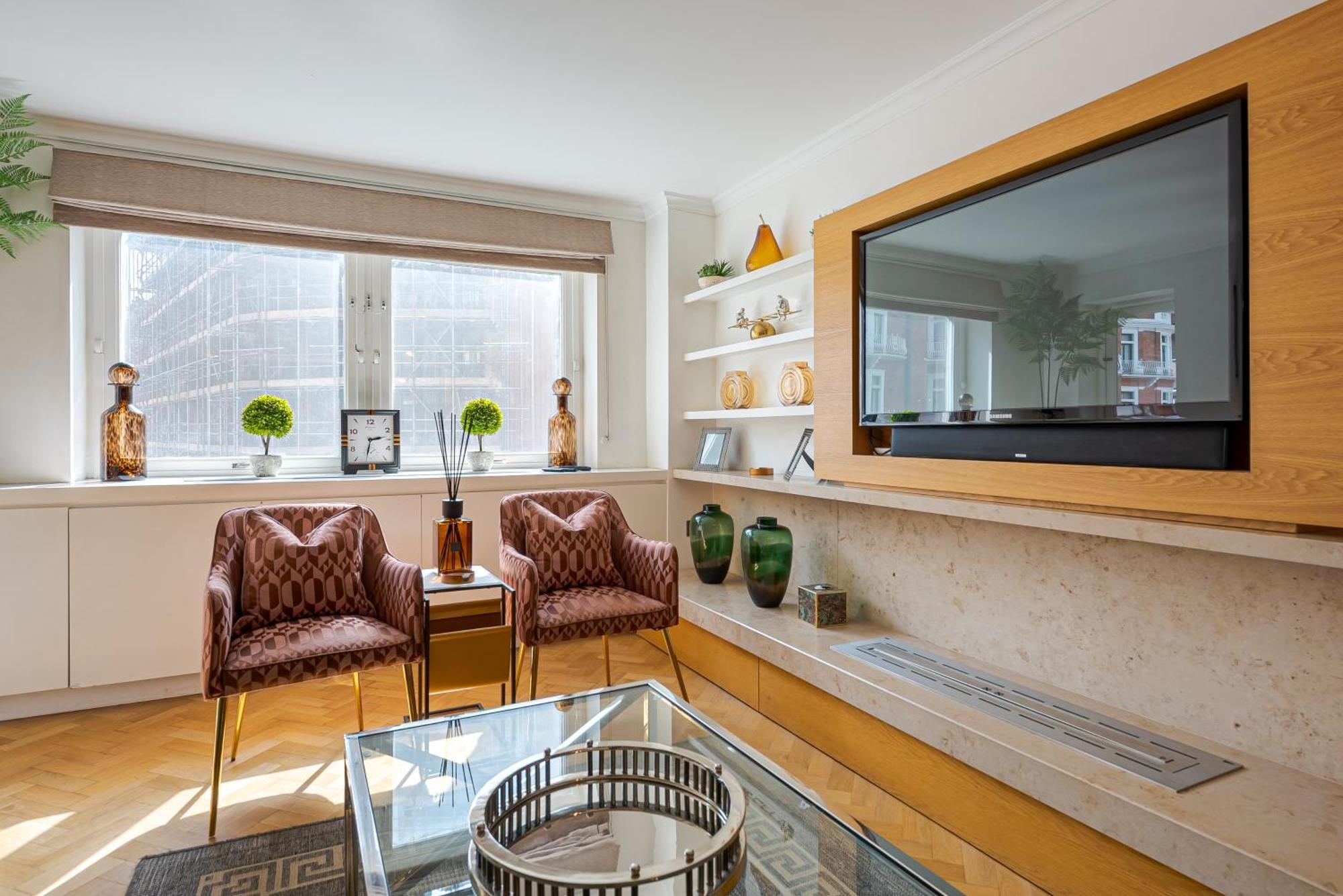 Modern Knightsbridge Apartment With Balcony Overlooking Harrods Prime Location London Luaran gambar